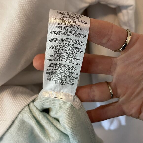 Peloton Women's Sunburst Blue Tie Dye Half Zip Pullover Hoodie Sweatshirt Sz 1X - Picture 7 of 8